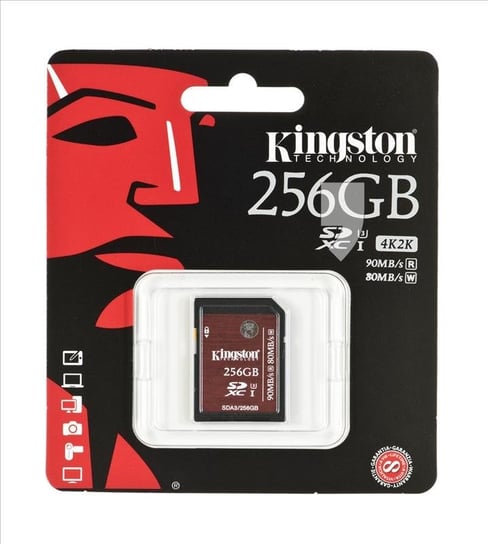 Karta pamięci KINGSTON SDA3/256GB, SDXC, 256 GB Kingston