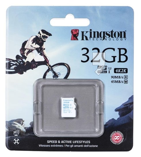 Karta pamięci KINGSTON SDCAC/32GBSP, MicroSDHC, 32 GB Kingston