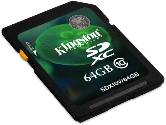 Karta pamięci KINGSTON SDX10V/64GB, SDXC, 64 GB Kingston