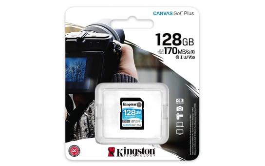 Karta pamięci, KINGSTON, SDXC Canvas Go Plus 128GB Kingston