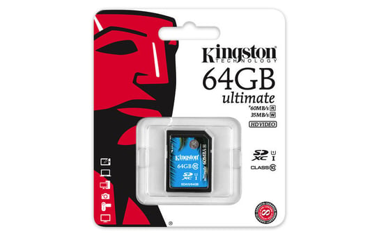 Karta pamięci KINGSTON Ultimate SDA10/64GB, SDXC, 64 GB Kingston