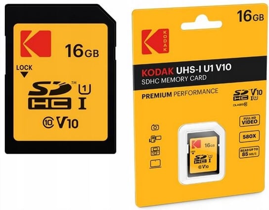 Karta pamięci KODAK, SDHC, 16 GB Kodak