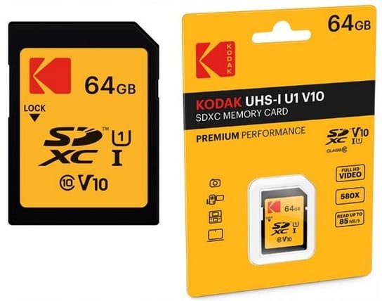 Karta pamięci KODAK, SDXC, 64 GB Kodak