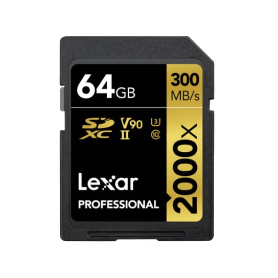 Karta Pamięci Lexar Pro 2000X Sdhc/Sdxc Uhs-Ii U3(V90) R300/W260 (W/O Cardreader) 64Gb Lexar