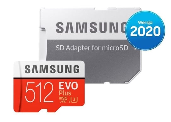 Karta pamięci MB-MC512HA/EU EVO+ mSD +Adapter Samsung Electronics