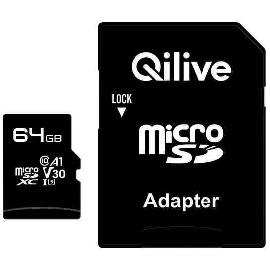 Karta Pamięci Micro Sdxc 64 Gb - 4K Adapter Sd Qilive Qilive