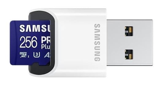Karta pamięci microSD Samsung PRO Plus 256GB MB-MD256SB z czytnikiem Samsung Electronics