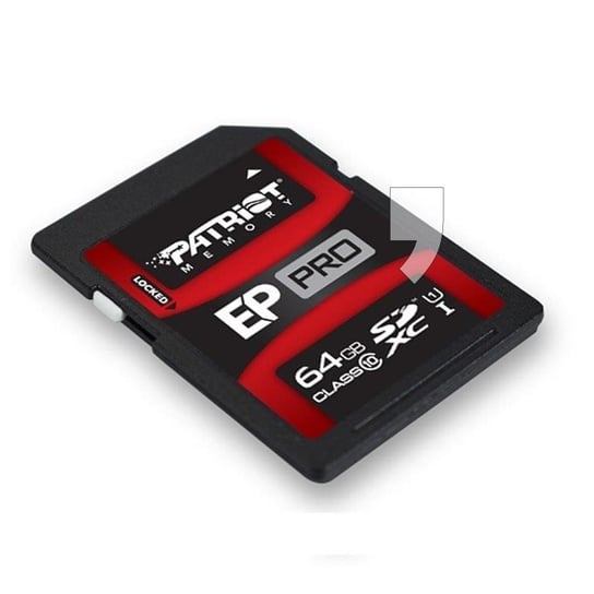 Karta pamięci PATRIOT EP Pro Series SDXC, 64 GB, Class 10 Patriot Memory