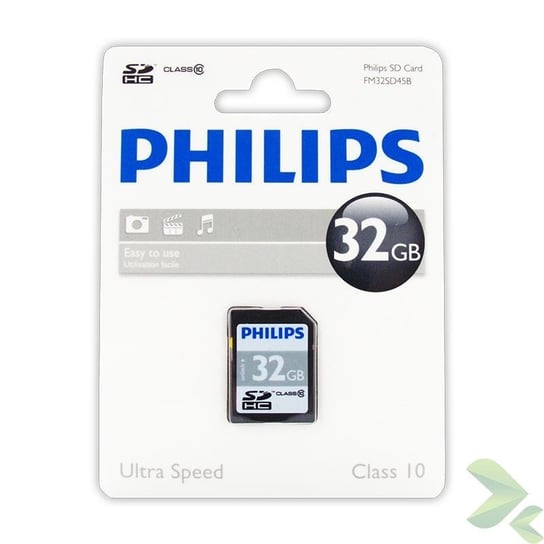 Karta Pamięci PHILIPS, SDHC, 32 GB, Class 10 Philips