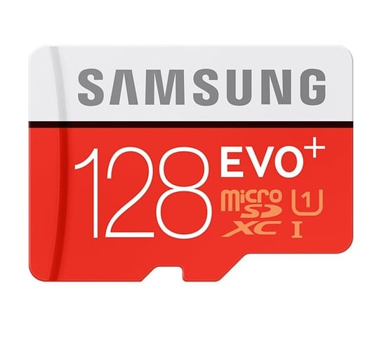 Karta pamięci SAMSUNG Evo Plus, microSDXC, 128 GB, Class 10 UHS-I U1 + adapter SD Samsung