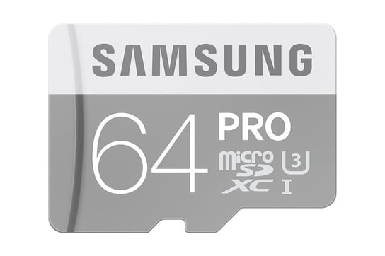 Karta pamięci SAMSUNG Pro MB-MG64EA/EU, microSDXC, 64 GB, Class 10 UHS-I U3 + adapter SD Samsung