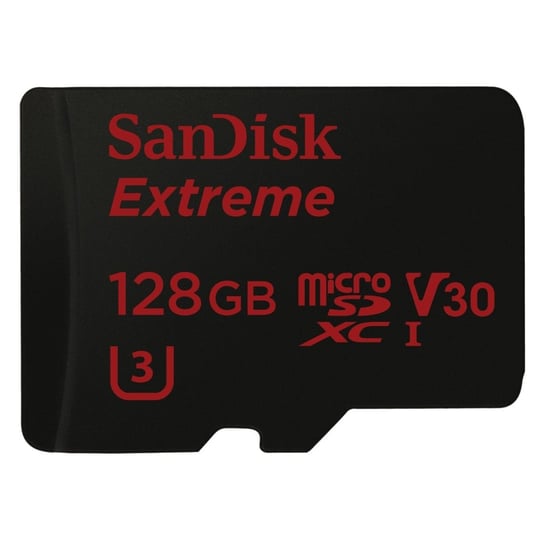 Karta pamięci SANDISK Extreme, microSDXC, 128 GB, Class 10 + adapter SD SanDisk