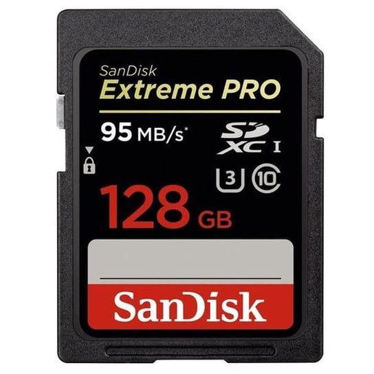 Karta pamięci SANDISK Extreme Pro SDSDXXG-128G-GN4I, SDXC, 128 GB, Class 10 SanDisk