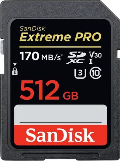 Karta pamięci SANDISK Extreme PRO SDSDXXY-512G-GN4IN, SDXC, 512 GB SanDisk
