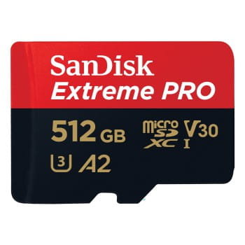 Karta pamięci SanDisk Extreme PRO SDSQXCD-512G-GN6MA microSDXC RescuePRO Deluxe 512GB+SD Adapter SanDisk