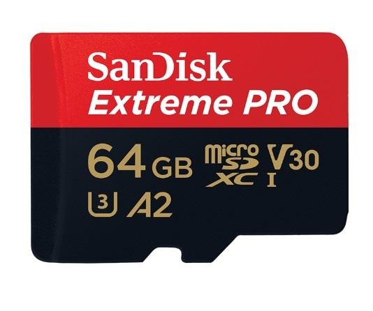 Karta pamięci SANDISK Extreme Pro SDSQXCY-064G-GN6MA, microSDXC, 64 GB SanDisk