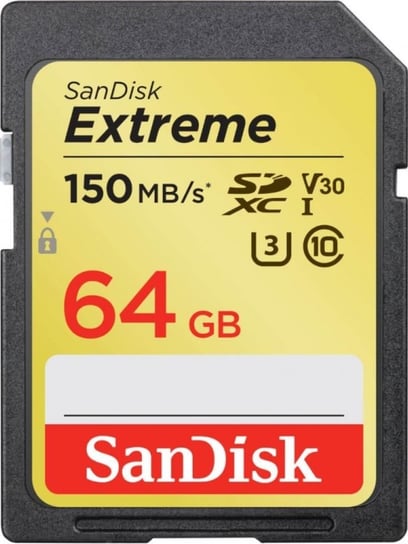 Karta pamięci SANDISK Extreme SDSDXV6-064G-GNCIN, SDXC, 64 GB SanDisk