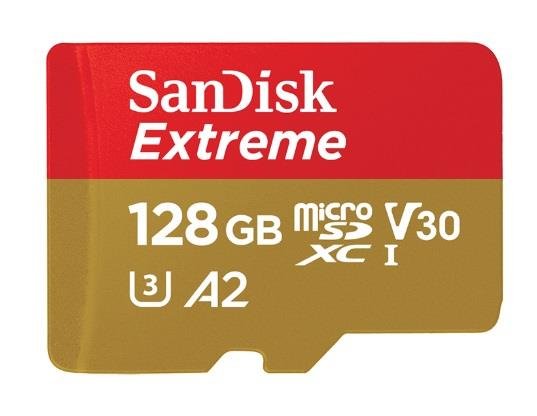Karta pamięci SANDISK Extreme SDSQXA1-128G-GN6MA, microSDXC, 128 GB + adapter SanDisk