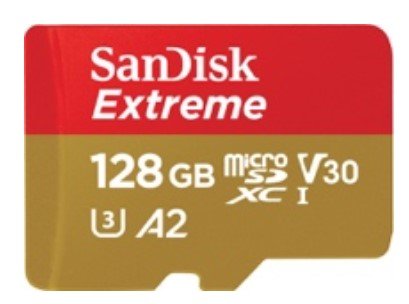Karta pamięci SANDISK Extreme Sport SDSQXAA-128G-GN6AA, microSDXC, RescuePRO Deluxe 128 GB + Adapter SD SanDisk