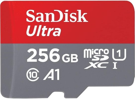 Karta pamięci SANDISK microSDXC, 256 GB, Class 1 + Adapter SD SanDisk