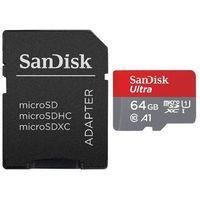 Karta pamięci SANDISK microSDXC, 64 GB, Class 10 + adapter SD SanDisk