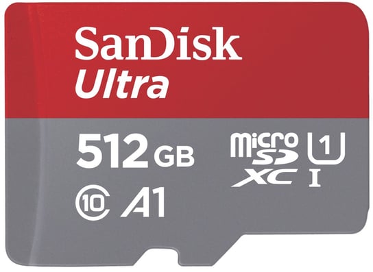 Karta pamięci SANDISK microSDXC Ultra, 512 GB, 100MB/s. UHS-I, A1 SanDisk