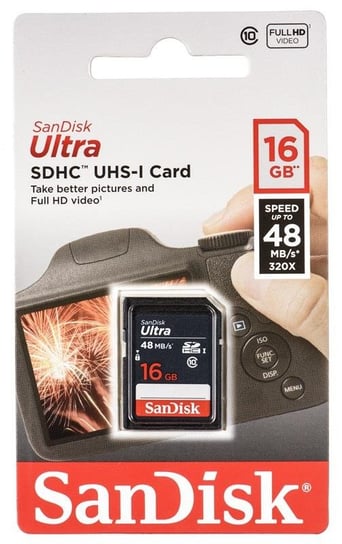 Karta pamięci SANDISK SDHC, 16 GB, Class 10 SanDisk