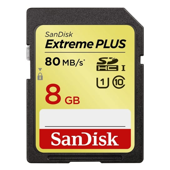 Karta pamięci SANDISK SDHC Extreme Plus, 8 GB SanDisk
