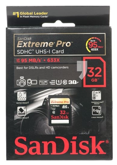 Karta pamięci SanDisk Secure Digital Extreme PRO (HC) 32GB SanDisk