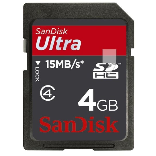 Karta pamięci SanDisk Secure Digital SDHC 4GB Ultra SanDisk