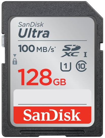 Karta pamięci SANDISK Secure Digital, SDXC, 128 GB, 100 MB/s, C10, UHS-I SanDisk