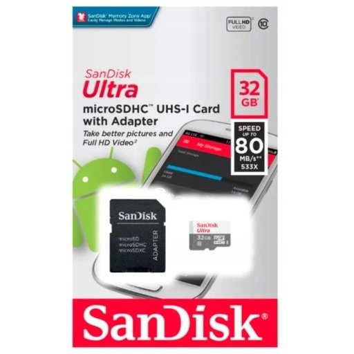 Karta pamięci Sandisk Ultra 32GB CL10 80MB/s UHS-I SanDisk