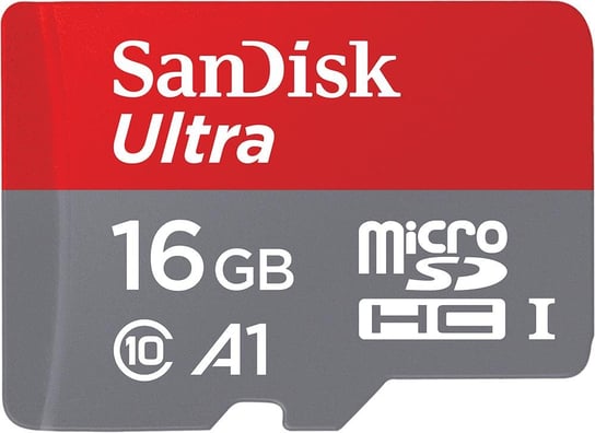 Karta pamięci SANDISK Ultra microSDHC, 16 GB, Class 10 + adapter SD SanDisk