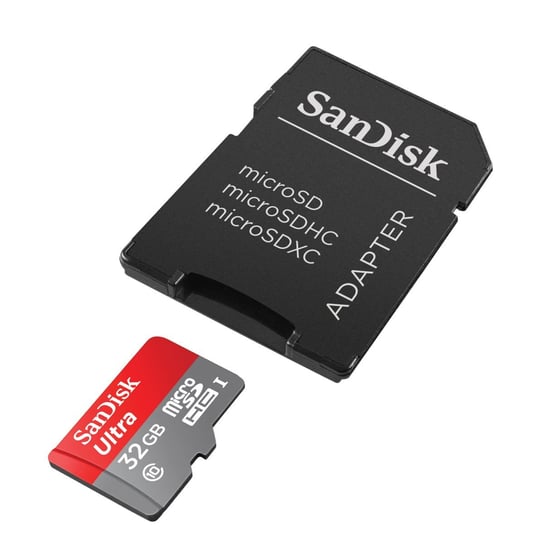 Karta pamięci SANDISK Ultra, microSDHC, 32 GB, Class 10 + adapter SD SanDisk