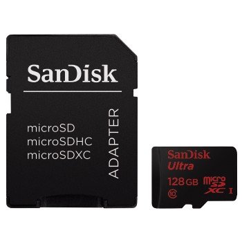 Karta pamięci SANDISK Ultra, microSDXC, 128 GB, Class 10 + adapter SD SanDisk