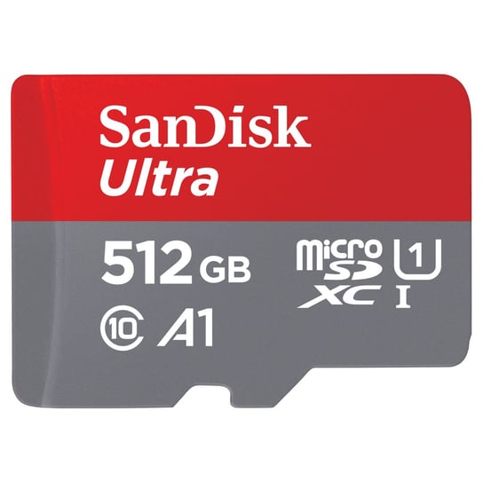 Karta pamięci SANDISK Ultra, microSDXC, 512 GB + adapter SD SanDisk