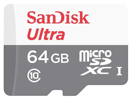 Karta pamięci SANDISK Ultra, microSDXC, 64 GB, Class 10 SanDisk