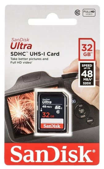 Karta pamięci SANDISK Ultra, SDHC, 32 GB, Class 10 SanDisk
