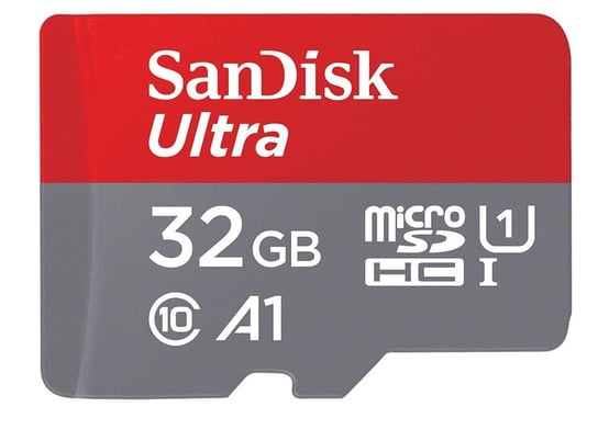 Karta pamięci SANDISK Ultra SDSQUAR-032G-GN6MA, MicroSDHC, 32 GB, Class 10 + adapter SD SanDisk