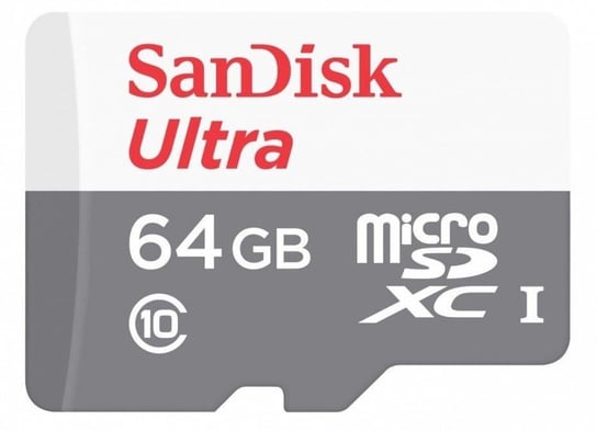 Karta pamięci SANDISK Ultra SDSQUNS-064G-GN3MN, microSDXC, 64 GB SanDisk