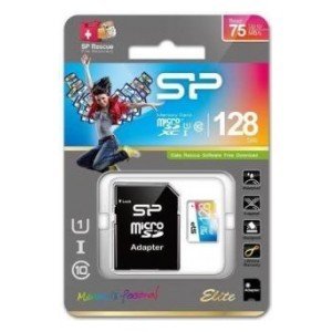 Karta pamięci SILICON POWER Colorful Elite, MicroSDXC, 128 GB + adapter Silicon Power