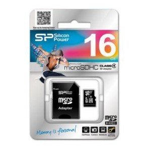 Karta pamięci SILICON POWER, MicroSDHC, 16 GB + adapter Silicon Power