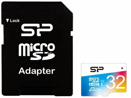 Karta pamięci SILICON POWER SP032GBSTHBU1V20SP, MicroSDHC, 32 GB + adapter Silicon Power