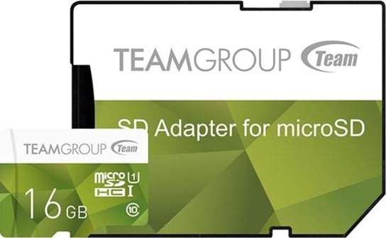 Karta pamięci TEAM GROUP TCUSDH16GUHS43, microSDHC, 16 GB + adapter Team Group