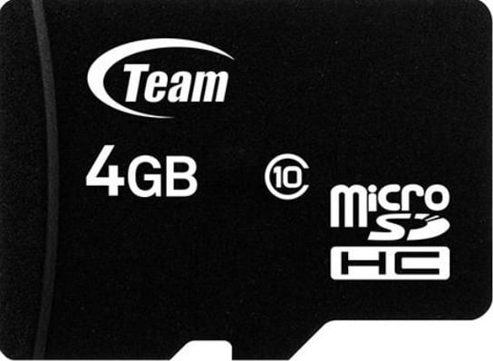 Karta pamięci TEAM GROUP TUSDH4GCL1003, microSDHC, 4 GB + adapter Team Group