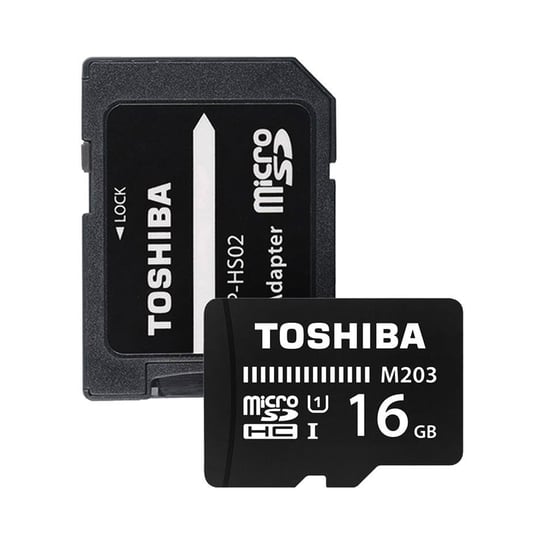 Karta pamięci TOSHIBA M203 THN-M203K0160EA, microSDHC, 16 GB + adapter Toshiba