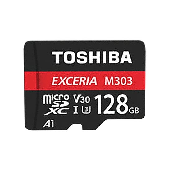 Karta pamięci TOSHIBA M303 THN-M303R1280E2, microSD, 128 GB + adapter Toshiba