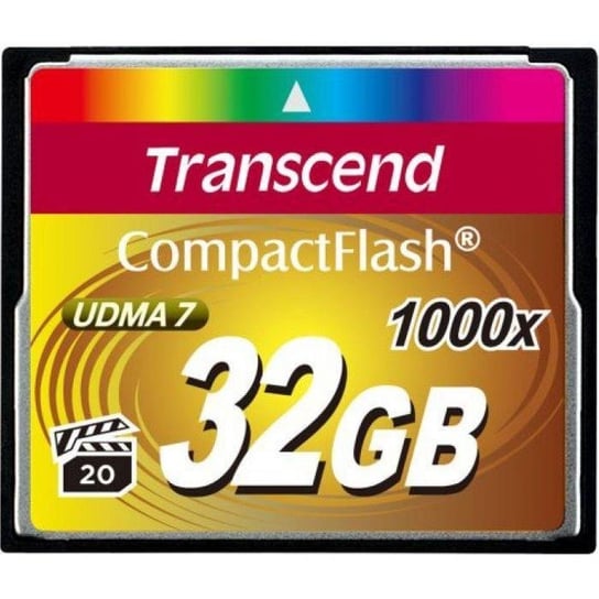 Karta pamięci TRANSCEND CF, 32 GB, 1000x Transcend