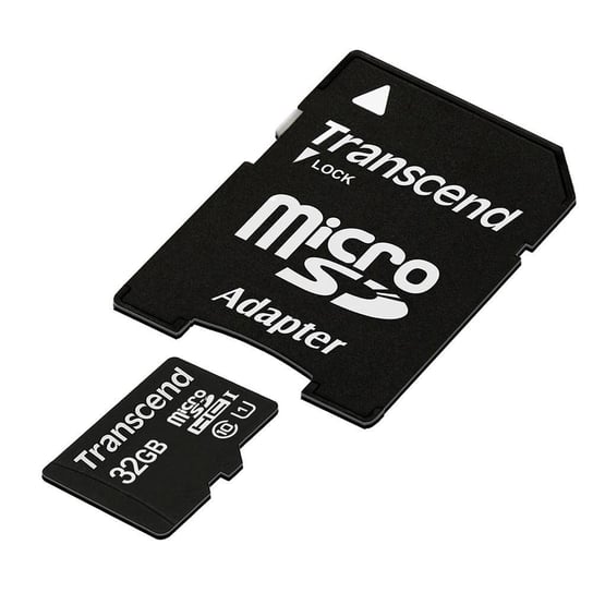 Karta pamięci TRANSCEND microSDHC, 32 GB, Class 10 + adapter SD Transcend