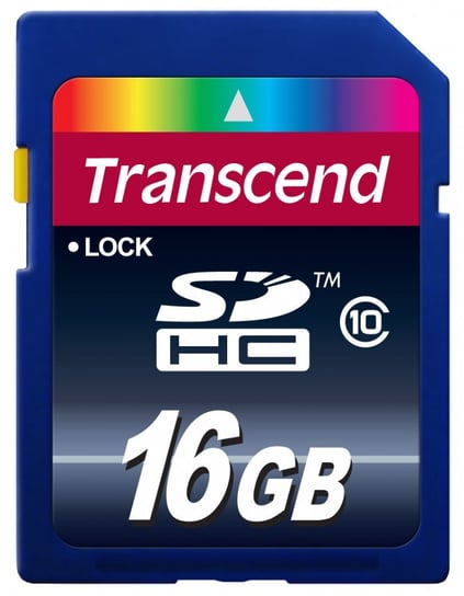 Karta pamięci TRANSCEND SDHC, 16 GB, Class 10 Transcend